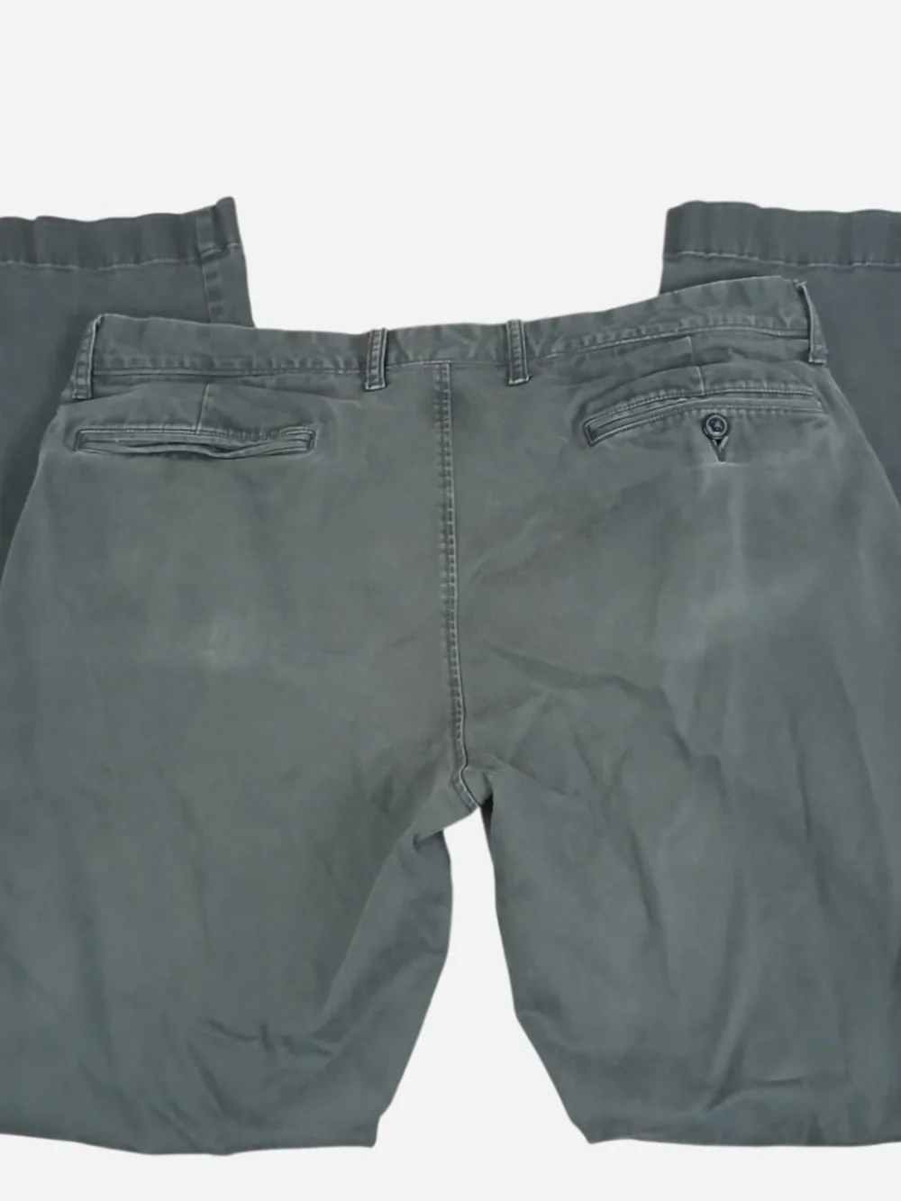 J.Crew Re-Imagined Mens Chino Pants 34x32 Gray Stretch Cotton Trousers
